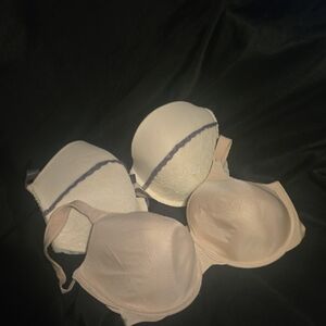 44d Women’s Nude & Ivory T-Shirt Bras - Wire Support